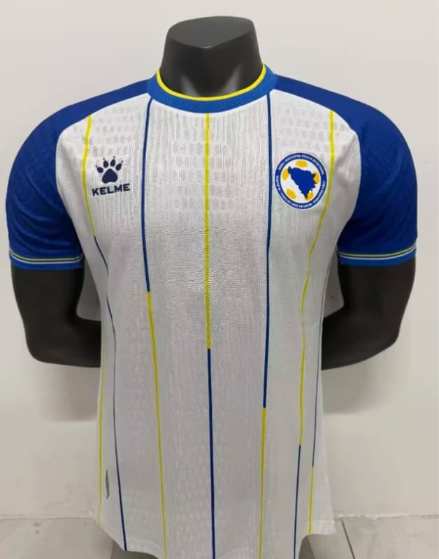 Thailand Quality(AAA) 2026 Bosnia Herzegovina World Cup Away Soccer Jersey (Player) Thailand Quality(AAA) 2026 Bosnia Herzegovina World Cup Away Soccer Jersey (Player)