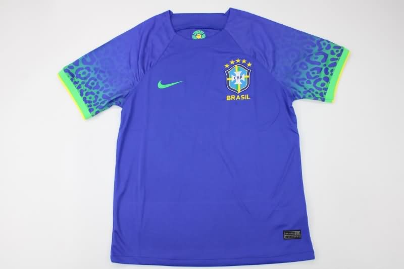 Thailand Quality(AAA) 2022 Brazil Away Soccer Jersey