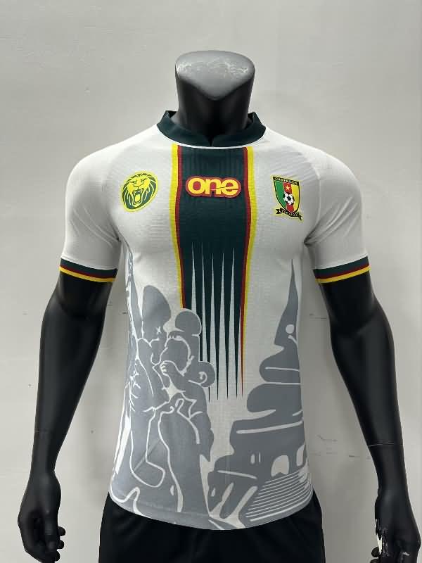 Thailand Quality(AAA) 2023/24 Cameroon Away Soccer Jersey (Player)