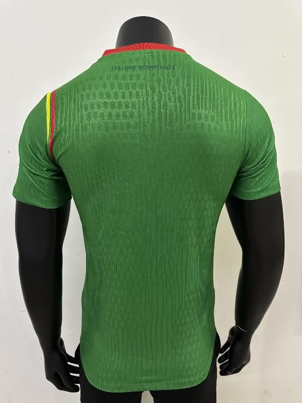 Thailand Quality(AAA) 2024/25 Cameroon Home Soccer Jersey (Player)