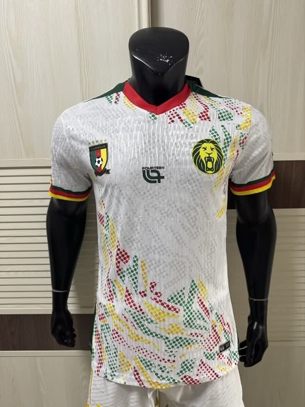 Thailand Quality(AAA) 2026 Cameroon Away Soccer Jersey (Player) Thailand Quality(AAA) 2026 Cameroon Away Soccer Jersey (Player)