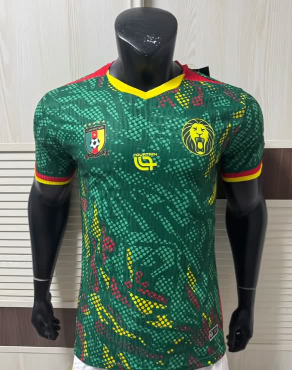 Thailand Quality(AAA) 2026 Cameroon Home Soccer Jersey (Player) Thailand Quality(AAA) 2026 Cameroon Home Soccer Jersey (Player)