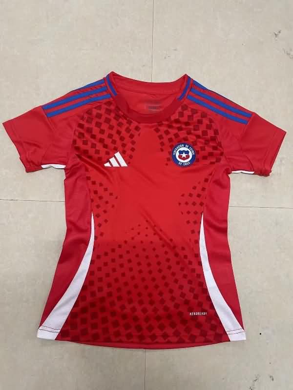 Thailand Quality(AAA) 2024 Chile Copa America Home Women Soccer Jersey