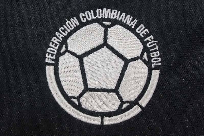 Thailand Quality(AAA) 100th Colombia Anniversary Black Soccer Jersey