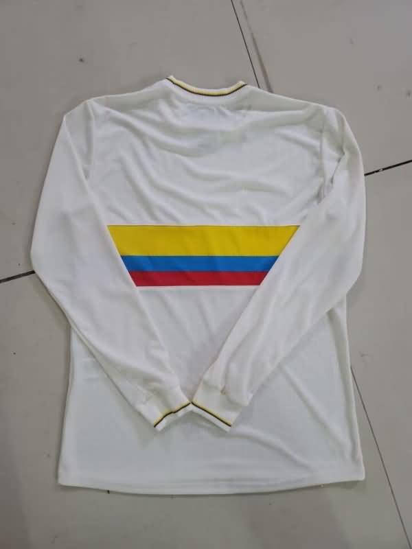 Thailand Quality(AAA) 100th Colombia Anniversary Long Sleeve Soccer Jersey