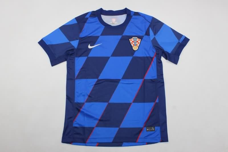 Thailand Quality(AAA) 2024 Croatia Away Soccer Jersey
