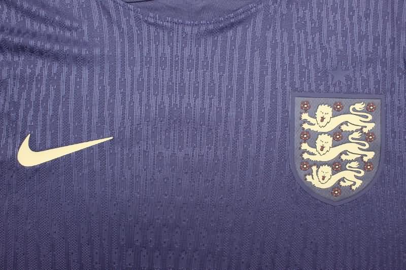 Thailand Quality(AAA) 2024 England Away Long Sleeve Soccer Jersey (Player)