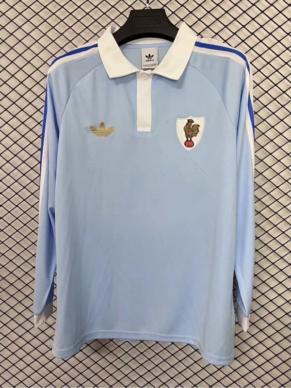 Thailand Quality(AAA) 2026 France 120th Anniversary Long Sleeve Rugby Jersey Thailand Quality(AAA) 2026 France 120th Anniversary Long Sleeve Rugby Jersey