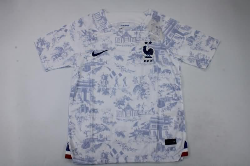 Thailand Quality(AAA) 2022 France Away Soccer Jersey