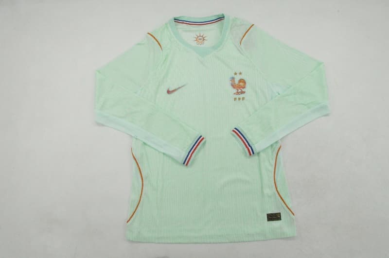 Thailand Quality(AAA) 2026 France World Cup Away Long Sleeve Soccer Jersey (Player) Thailand Quality(AAA) 2026 France World Cup Away Long Sleeve Soccer Jersey (Player)