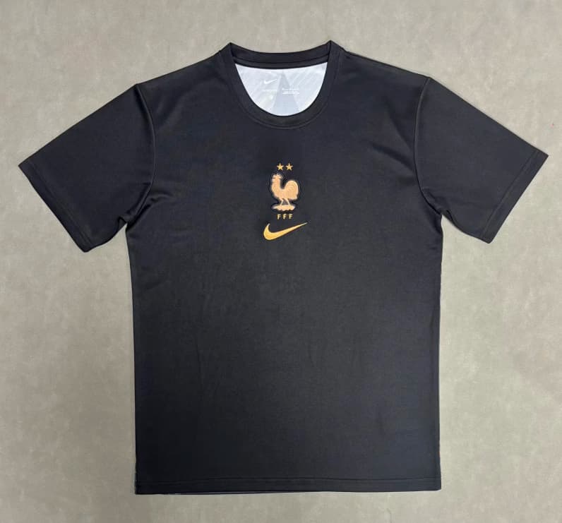 Thailand Quality(AAA) 2026 France Goalkeeper Black Soccer Jersey Thailand Quality(AAA) 2026 France Goalkeeper Black Soccer Jersey