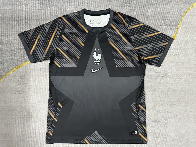 Thailand Quality(AAA) 2026 France Goalkeeper Black Soccer Jersey 02 Thailand Quality(AAA) 2026 France Goalkeeper Black Soccer Jersey 02