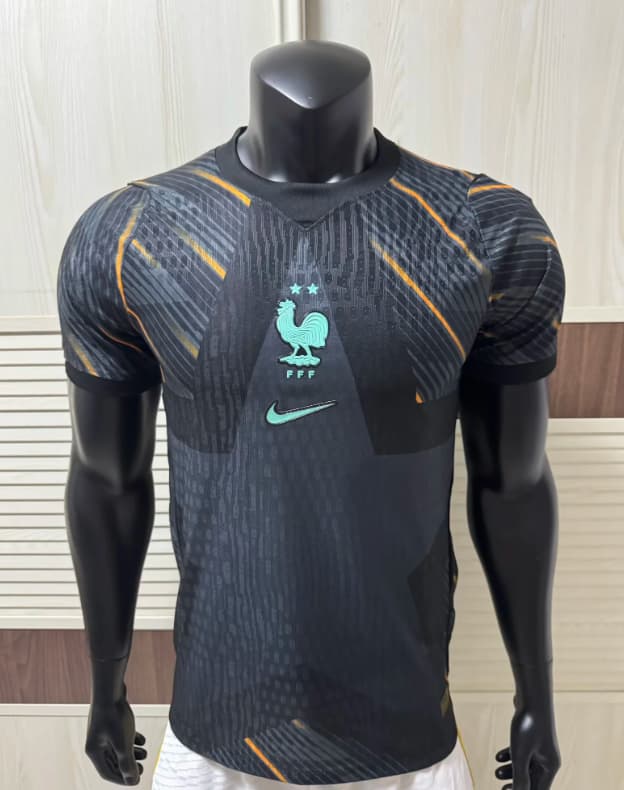 Thailand Quality(AAA) 2026 France Goalkeeper Black Soccer Jersey (Player) Thailand Quality(AAA) 2026 France Goalkeeper Black Soccer Jersey (Player)