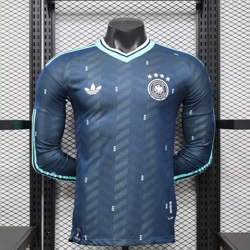 Thailand Quality(AAA) 2026 Germany World Cup Away Long Sleeve Soccer Jersey (Player) Thailand Quality(AAA) 2026 Germany World Cup Away Long Sleeve Soccer Jersey (Player)