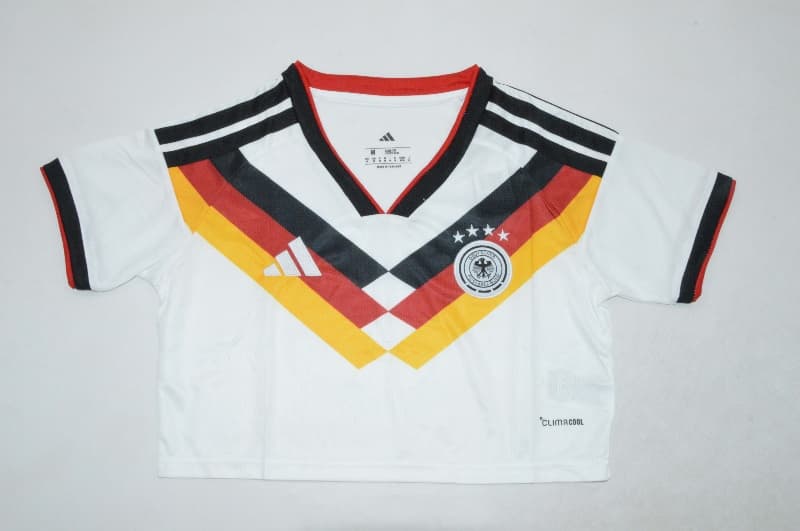 Thailand Quality(AAA) 2026 Germany World Cup Home Women Cropped Soccer Jersey Thailand Quality(AAA) 2026 Germany World Cup Home Women Cropped Soccer Jersey