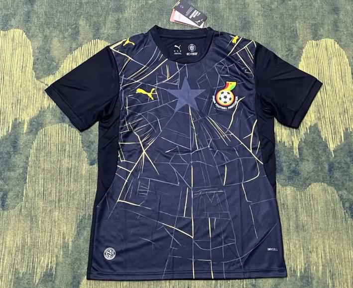 Thailand Quality(AAA) 2026 Ghana Goalkeeper Black Soccer Jersey Thailand Quality(AAA) 2026 Ghana Goalkeeper Black Soccer Jersey