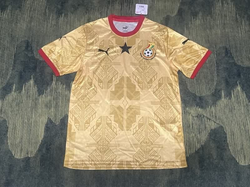 Thailand Quality(AAA) 2026 Ghana Gold Soccer Jersey Thailand Quality(AAA) 2026 Ghana Gold Soccer Jersey