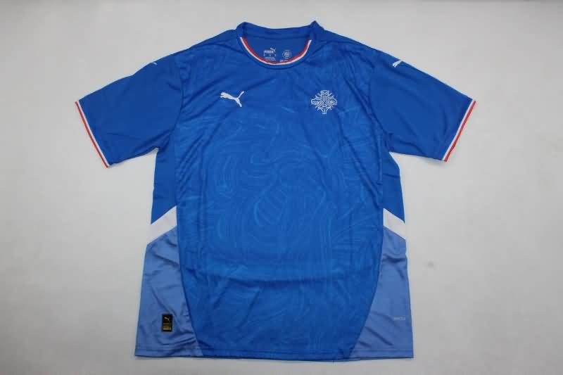 Thailand Quality(AAA) 2024 Iceland Home Soccer Jersey