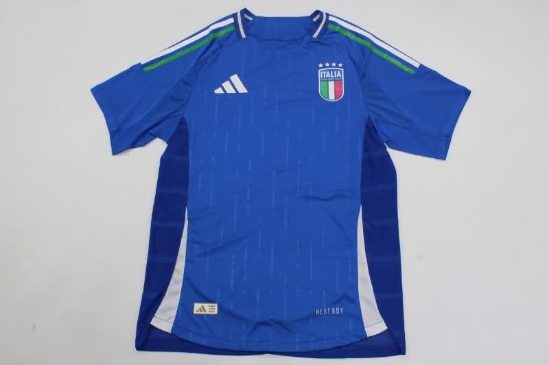 Thailand Quality(AAA) 2023/24 Italy Home Soccer Jersey (Player)