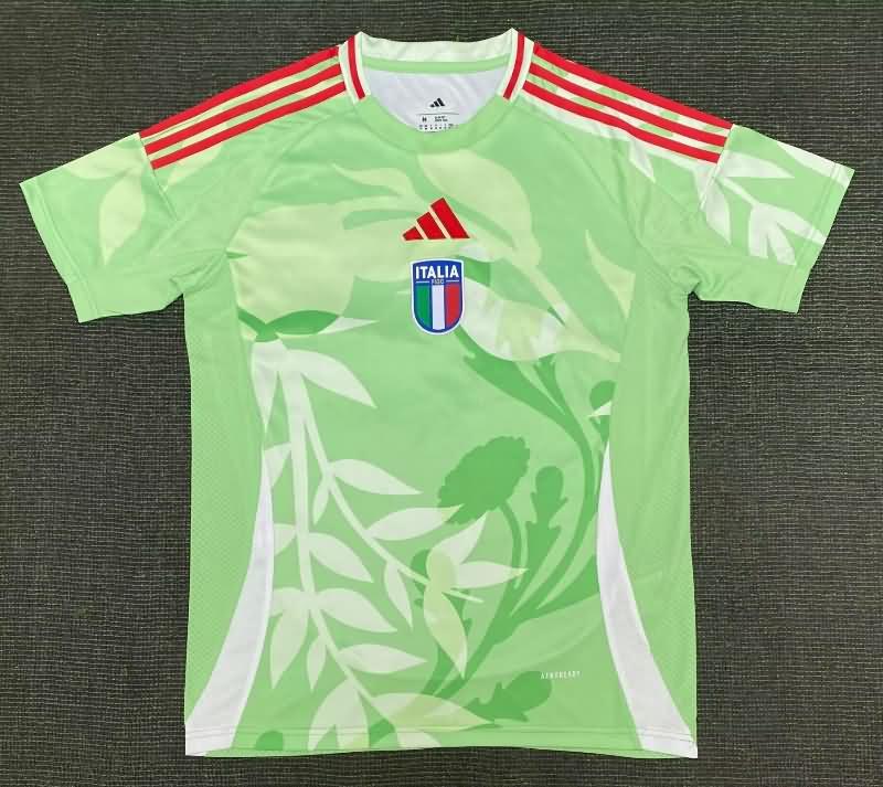 Thailand Quality(AAA) 2025 Italy Female EURO Away Soccer Jersey