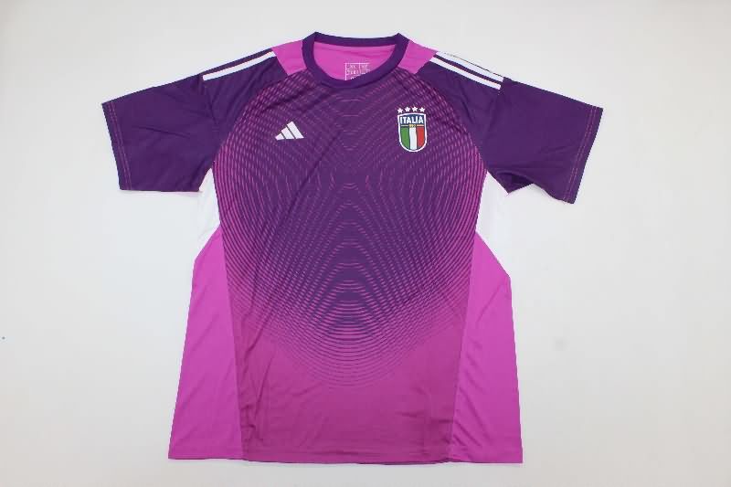 Thailand Quality(AAA) 2025 Italy Goalkeeper Purple Soccer Jersey Thailand Quality(AAA) 2025 Italy Goalkeeper Purple Soccer Jersey