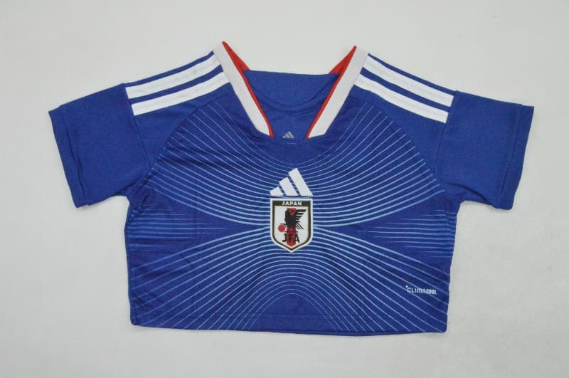 Thailand Quality(AAA) 2026 Japan World Cup Home Women Cropped Soccer Jersey Thailand Quality(AAA) 2026 Japan World Cup Home Women Cropped Soccer Jersey