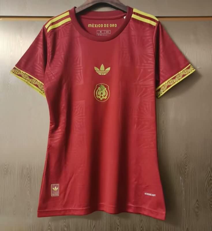 Thailand Quality(AAA) 2025 Mexico Gold Cup Red Women Soccer Jersey Thailand Quality(AAA) 2025 Mexico Gold Cup Red Women Soccer Jersey