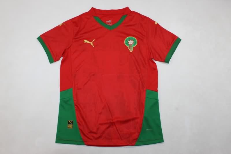 Thailand Quality(AAA) 2024 Morocco Home Soccer Jersey