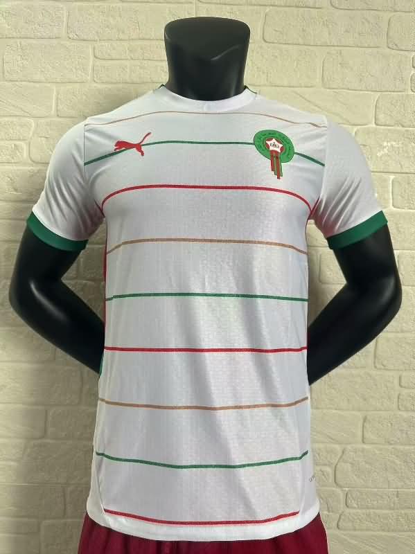 Thailand Quality(AAA) 2025 Morocco Away Soccer Jersey (Player)