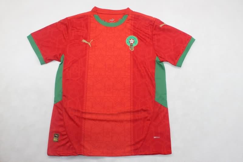 Thailand Quality(AAA) 2025 Morocco Home Soccer Jersey