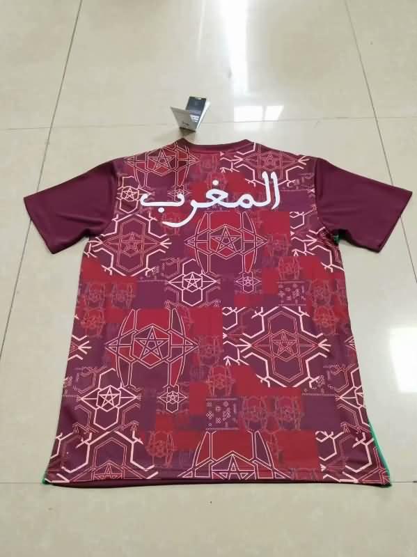 Thailand Quality(AAA) 2025 Morocco Training Soccer Jersey