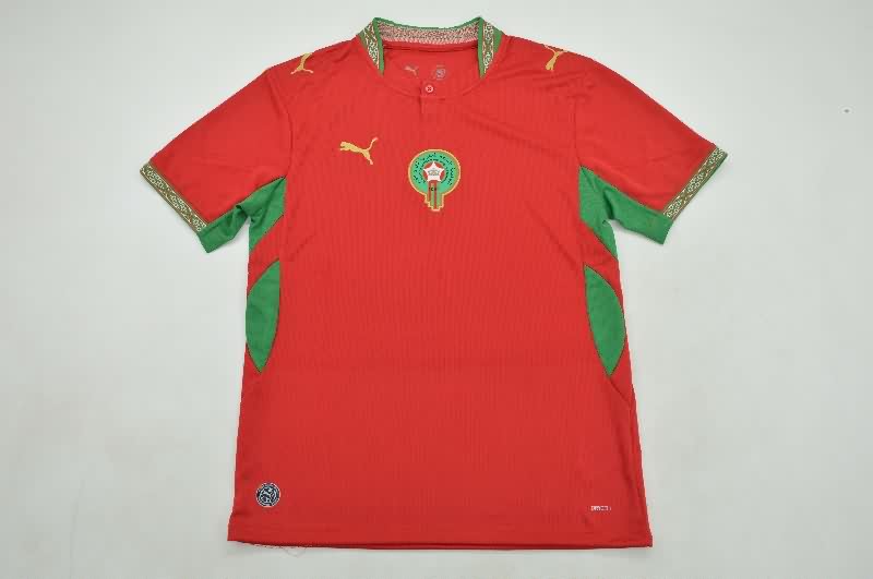 Thailand Quality(AAA) 2026 Morocco Home Soccer Jersey Thailand Quality(AAA) 2026 Morocco Home Soccer Jersey