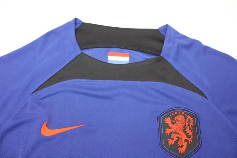 Thailand Quality(AAA) 2022 World Cup Netherlands Away Soccer Jersey
