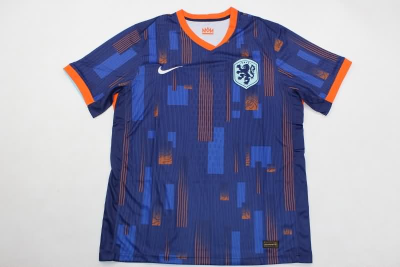 Thailand Quality(AAA) 2024 Netherlands Away Soccer Jersey
