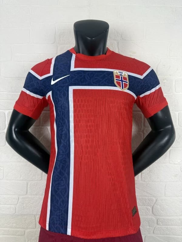 Thailand Quality(AAA) 2026 Norway World Cup Home Soccer Jersey (Player) Thailand Quality(AAA) 2026 Norway World Cup Home Soccer Jersey (Player)