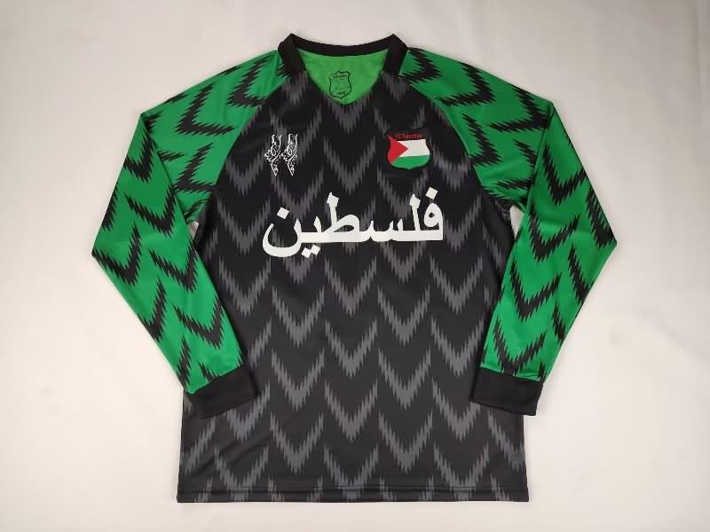 Thailand Quality(AAA) 2024 Palestine Special Long Sleeve Soccer Jersey