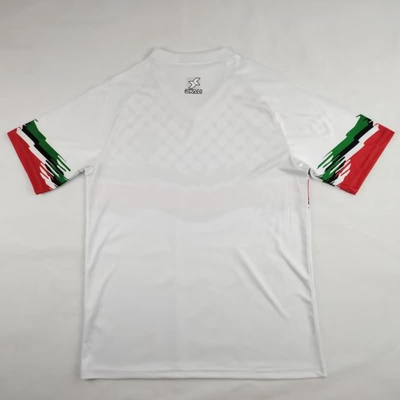 Thailand Quality(AAA) 2024 Palestine White Soccer Jersey 02