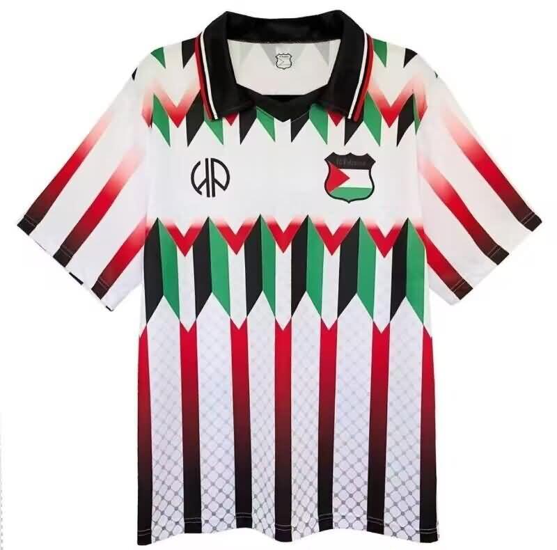 Thailand Quality(AAA) 2024 Palestine White Soccer Jersey 03