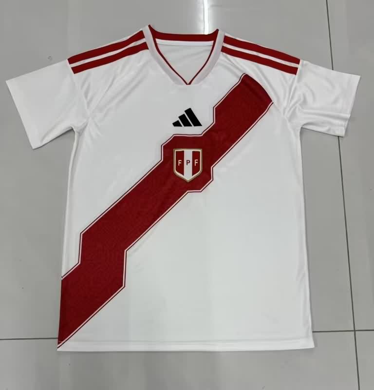 Thailand Quality(AAA) 2026 Peru Home Soccer Jersey Thailand Quality(AAA) 2026 Peru Home Soccer Jersey
