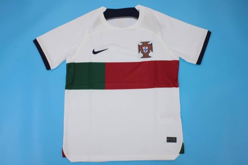 Thailand Quality(AAA) 2022 Portugal Away Soccer Jersey