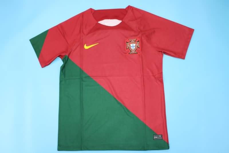 Thailand Quality(AAA) 2022 Portugal Home Soccer Jersey