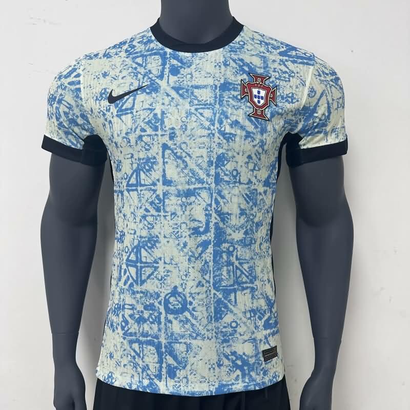 Thailand Quality(AAA) 2024 Portugal Away Soccer Jersey (Player)