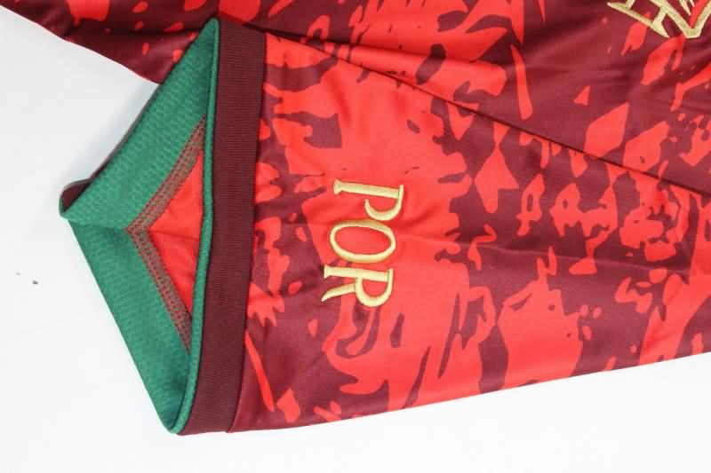 Thailand Quality(AAA) 2024 Portugal Training Soccer Jersey 02