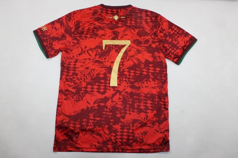 Thailand Quality(AAA) 2024 Portugal Training Soccer Jersey 02