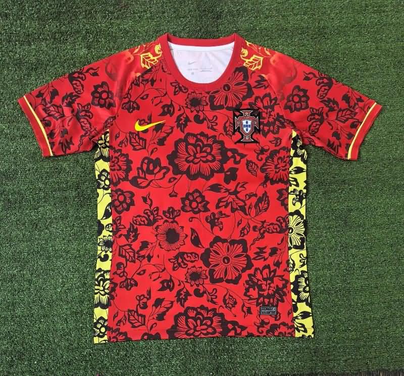 Thailand Quality(AAA) 2025 Portugal Training Soccer Jersey 02