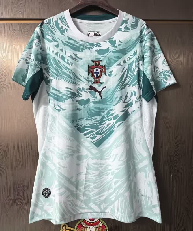 Thailand Quality(AAA) 2026 Portugal World Cup Away Women Soccer Jersey Thailand Quality(AAA) 2026 Portugal World Cup Away Women Soccer Jersey