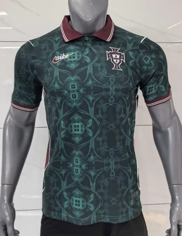 Thailand Quality(AAA) 2026 Portugal Green Soccer Jersey Thailand Quality(AAA) 2026 Portugal Green Soccer Jersey