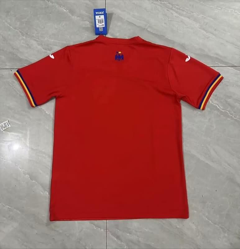 Thailand Quality(AAA) 2024 Romania Away Soccer Jersey