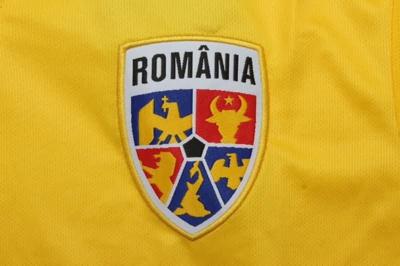 Thailand Quality(AAA) 2024 Romania Home Soccer Jersey