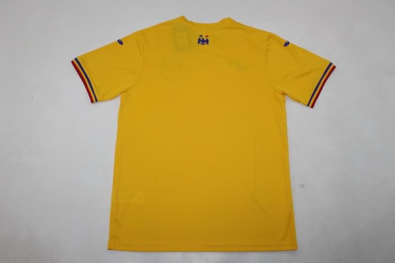 Thailand Quality(AAA) 2024 Romania Home Soccer Jersey